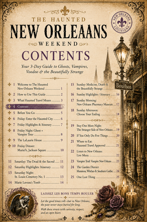 The Haunted New Orleans Weekend: A 3-Day Guide to Ghosts, Vampires, Voodoo & the Beautifully Strange